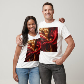 Un Peinture avec T-shirt Rouge