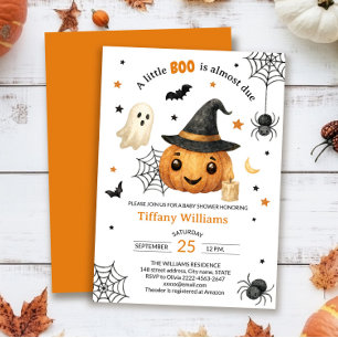 Un Petit Boo Est Presque Une Invitation Baby showe