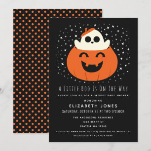 Un petit Boo Halloween Baby shower Invitation