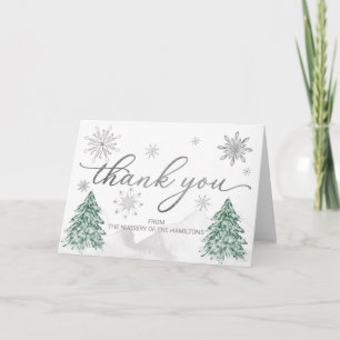 Un petit Carte de remerciements de Baby shower à f