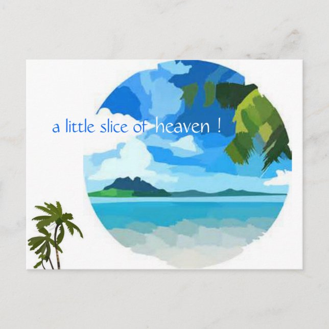 un petit coin de paradis !  Carte postale (Devant)