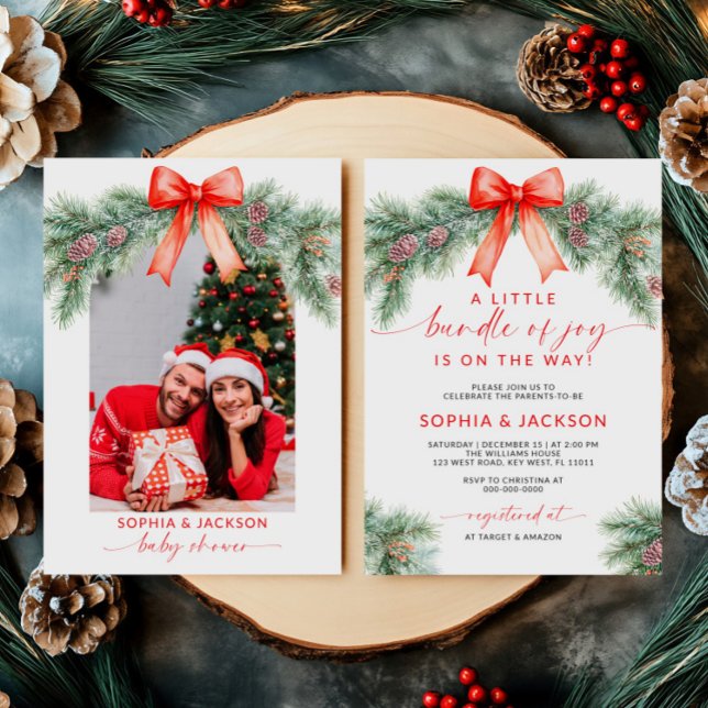 Un Petit Ensemble De Joy Baby shower Invitation (Créateur téléchargé)
