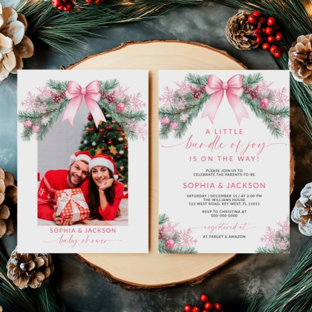 Un Petit Ensemble De Joy Baby shower Invitation (Créateur téléchargé)