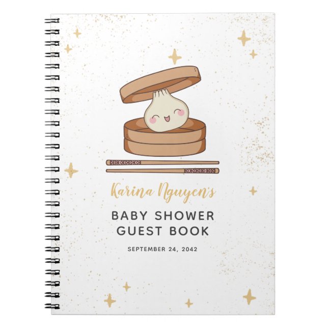Un Petit Livre D'Invité Baby shower Dumpling (Devant)