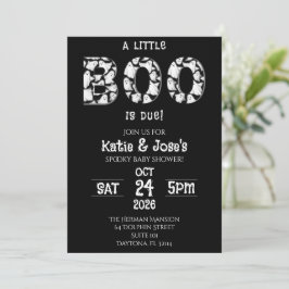 Un petit livre est attendu Invitation de Baby show