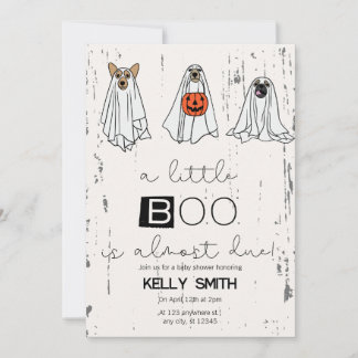 Un petit livre est presque dû Invitation Baby show