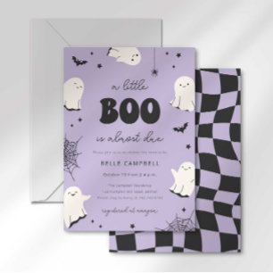 Un petit livre est presque dû Invitation Baby show