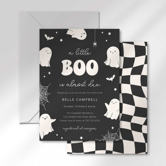 Un petit livre est presque dû Invitation Baby show (Créateur téléchargé)