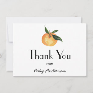 Un petit Merci de Baby shower Cutie