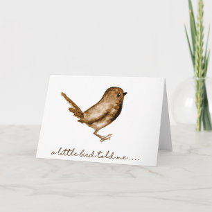 Un petit oiseau m'a indiqué la carte imprimée