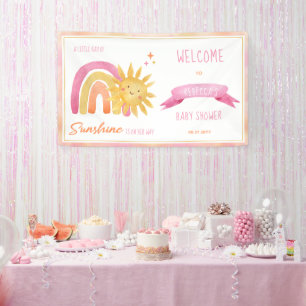 Un petit rayon de soleil bannière Baby shower fill