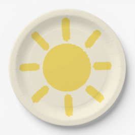 Un petit rayon de Sunshine Party assiettes