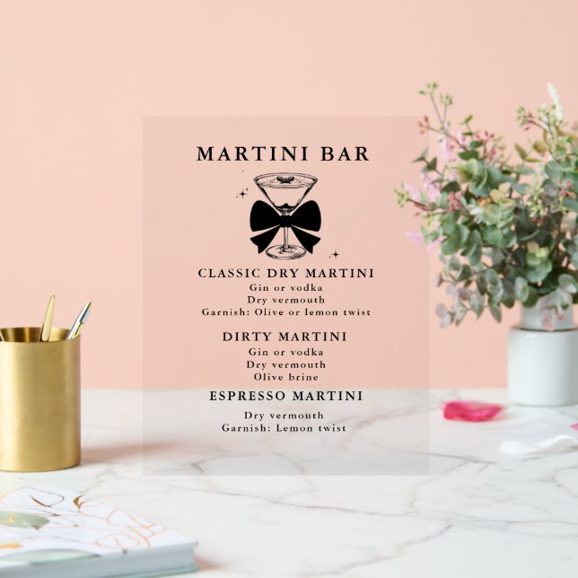 Un peu plus âgé Bar à Martini d'anniversaire (Mariage)