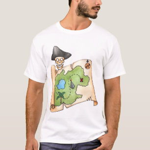 Un Pirate Life For Me Treasure Map T-shirt
