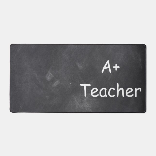 Un Plus Enseignant Chalkboard Design Classe Décora (Recto)