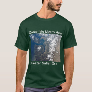 Un plus grand T-shirt de mer de Salish