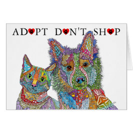 Un refuge pour animaux Adoptez Ne pas Acheter Cart
