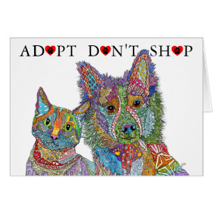 Un refuge pour animaux Adoptez Ne pas Acheter Cart