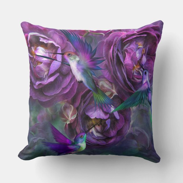 Un rose appelé coussin de décorateur d'art de (Recto)