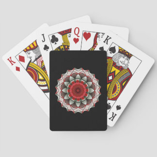 Un rose sans cartes de jeu d'épines