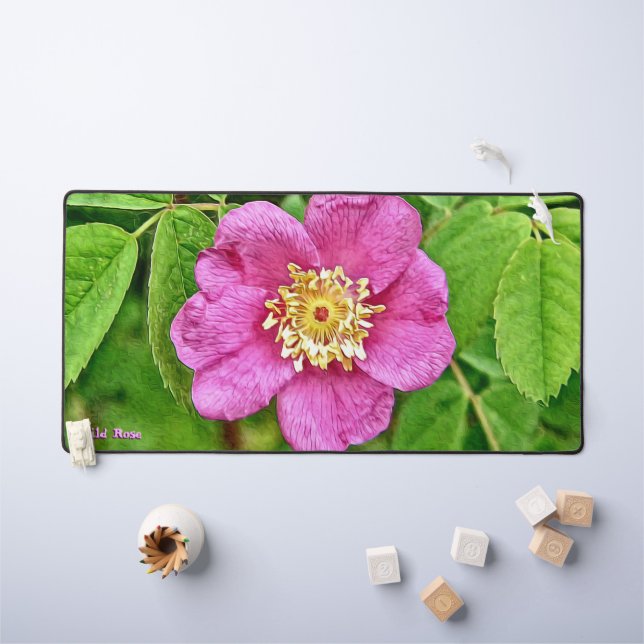 Un Rose sauvage (Tableau pour enfants)