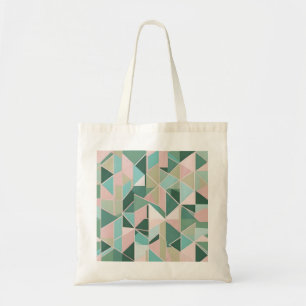 Un sac fourre-tout aux motifs géométriques minimal