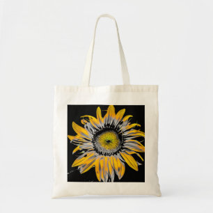Un sac fourre-tout avec une photo de tournesol