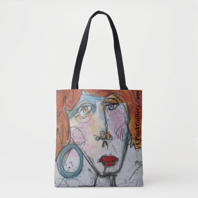 Un Sac fourre-tout d'oreille bleu (Devant)