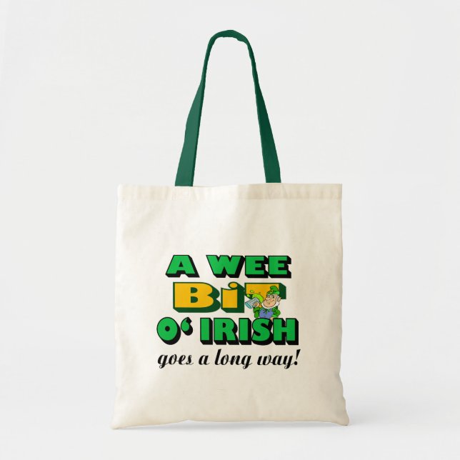 Un Sac fourre-tout irlandais Wee Bit (Devant)