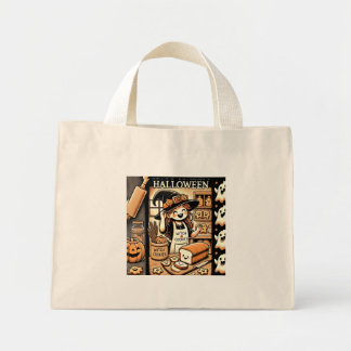 Un Sac fourre-tout mignon où une sorcière est en t