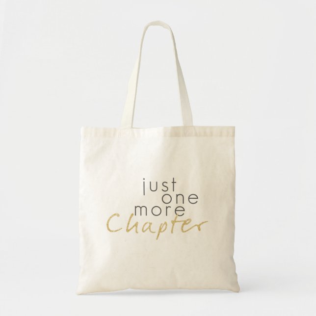 Un seul Sac fourre-tout de chapitre de plus (Devant)