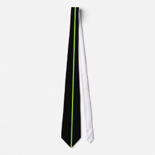Un seul vert+bande jaune sur la Cravate noire