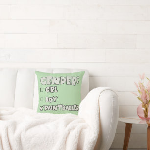 Un sexe neutre révèle le coussin pour les joueurs 
