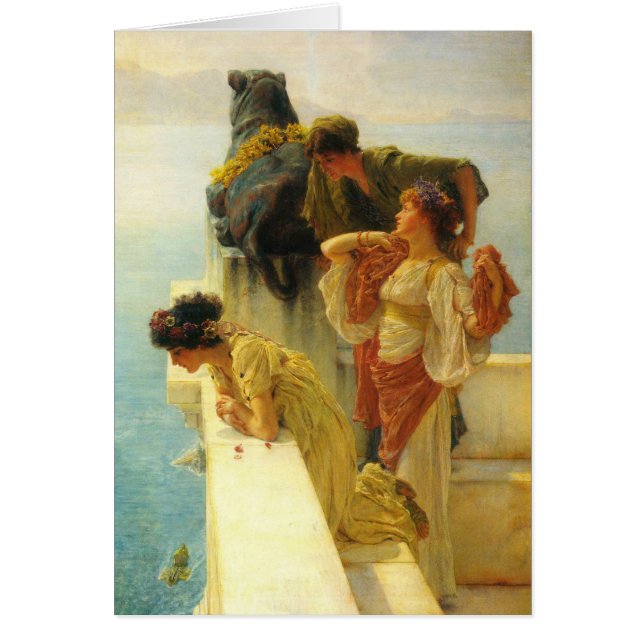 Un signe de la vanité par Sir Lawrence Alma-Tadema (Devant)