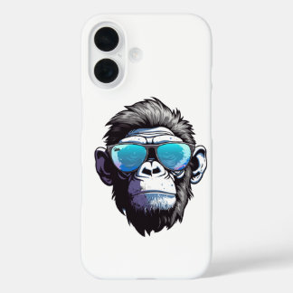 Un singe cool Iphone 16 coque