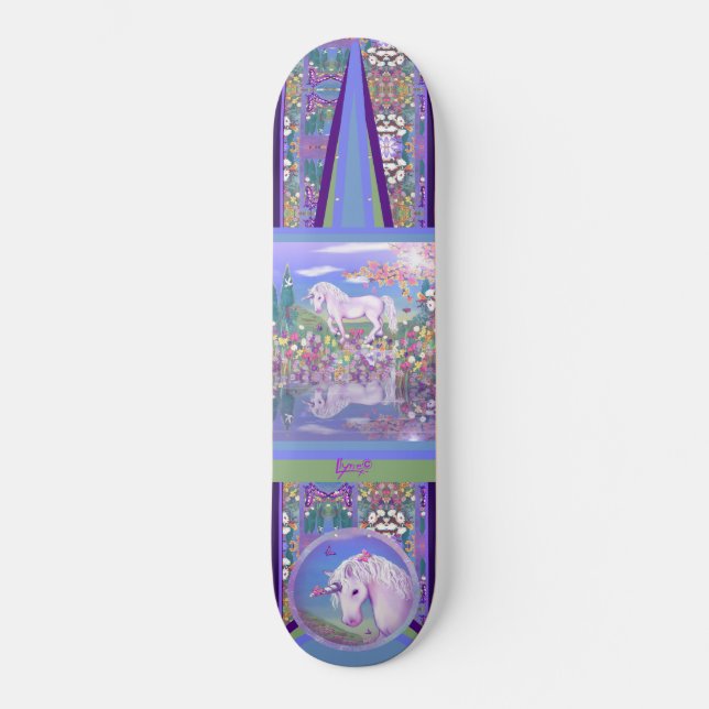 Un Skateboard Purple Paradise (Recto)