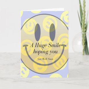 Un Smile Énorme Se Bien Bientôt Carte Big Personna