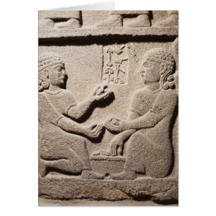 Un soulagement représentant le fils du roi Araras