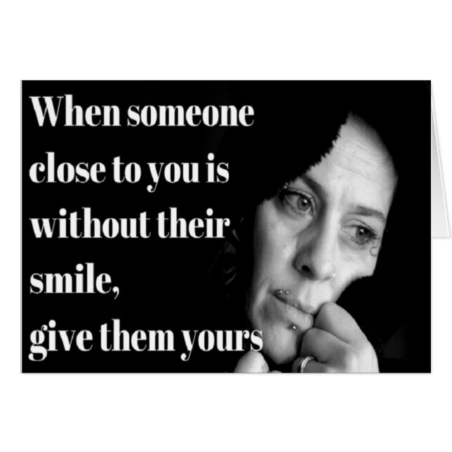 Un sourire (Devant horizontal)