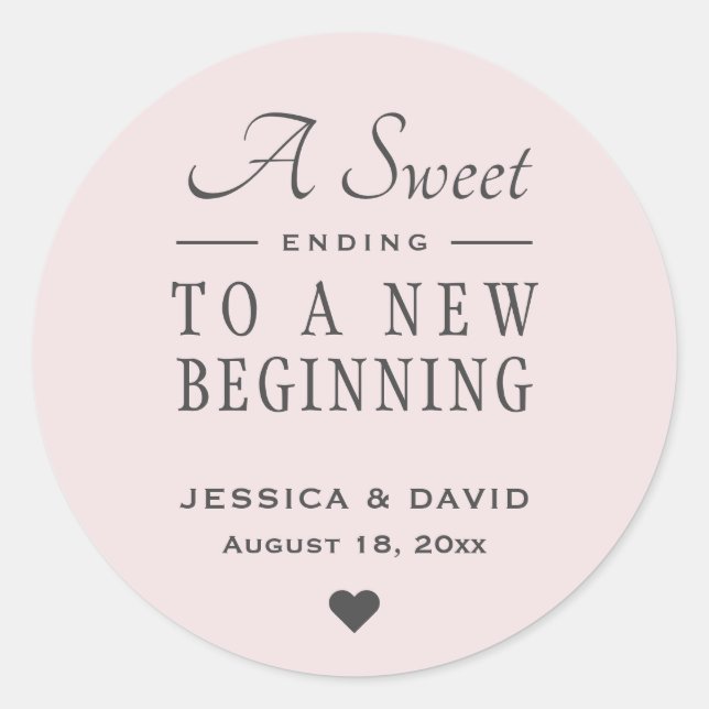 Un Sticker De Mariage Favori Et Doux Pour Terminer (Devant)