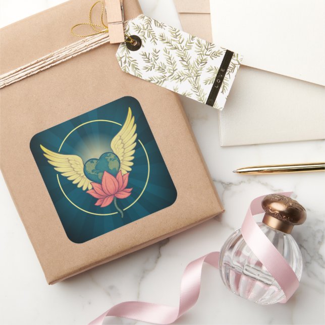 Un Sticker World Held in Love (Cadeaux)