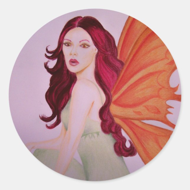 un Stickers de fée (Devant)