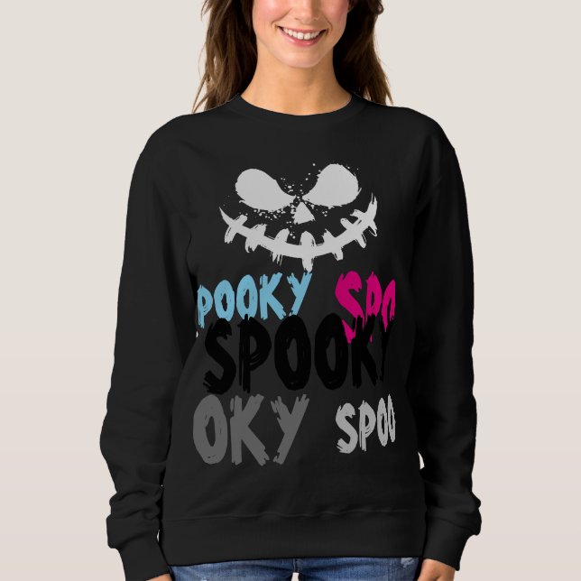 Un Sweatshirt Éffrayant pour Halloween (Devant)