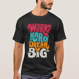 Un T-shirt Art numérique masculin motivant.