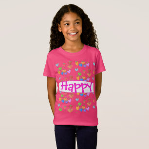 Un T-shirt au coeur rose vif