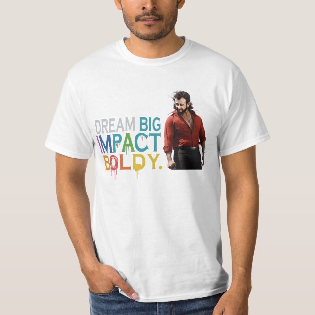 Un T-shirt audacieux et à fort impact (Devant)