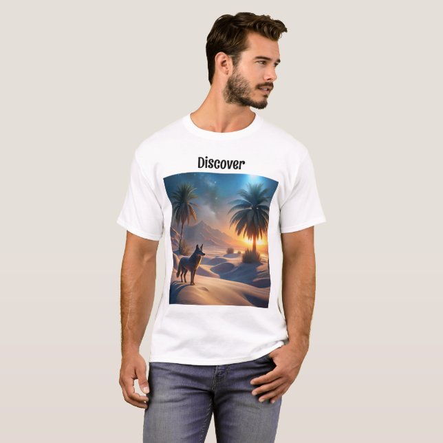 Un t-shirt créatif pour la découverte sauvage (Devant entier)