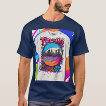 Un t-shirt de création de visionnaires demain"