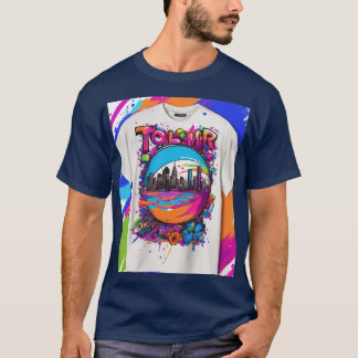 Un t-shirt de création de visionnaires demain"