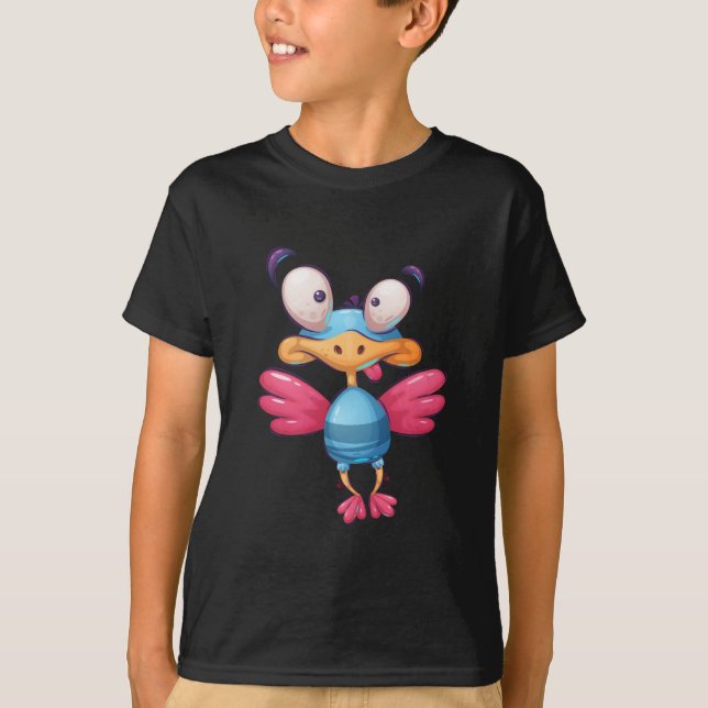 Un T-shirt de dessin animé pour enfant (Devant)